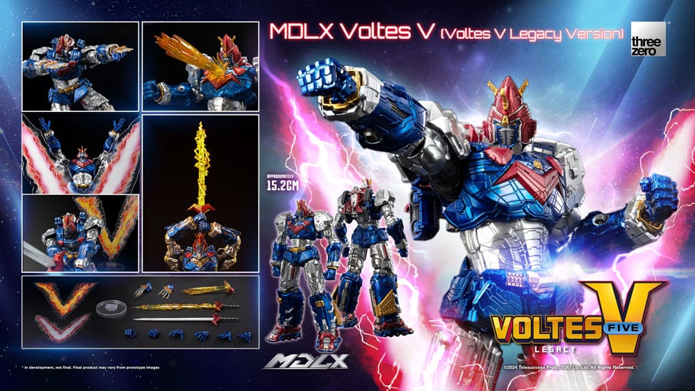 ThreeZero Voltes V (Voltes V Legacy Version) MDLX Actionfigur