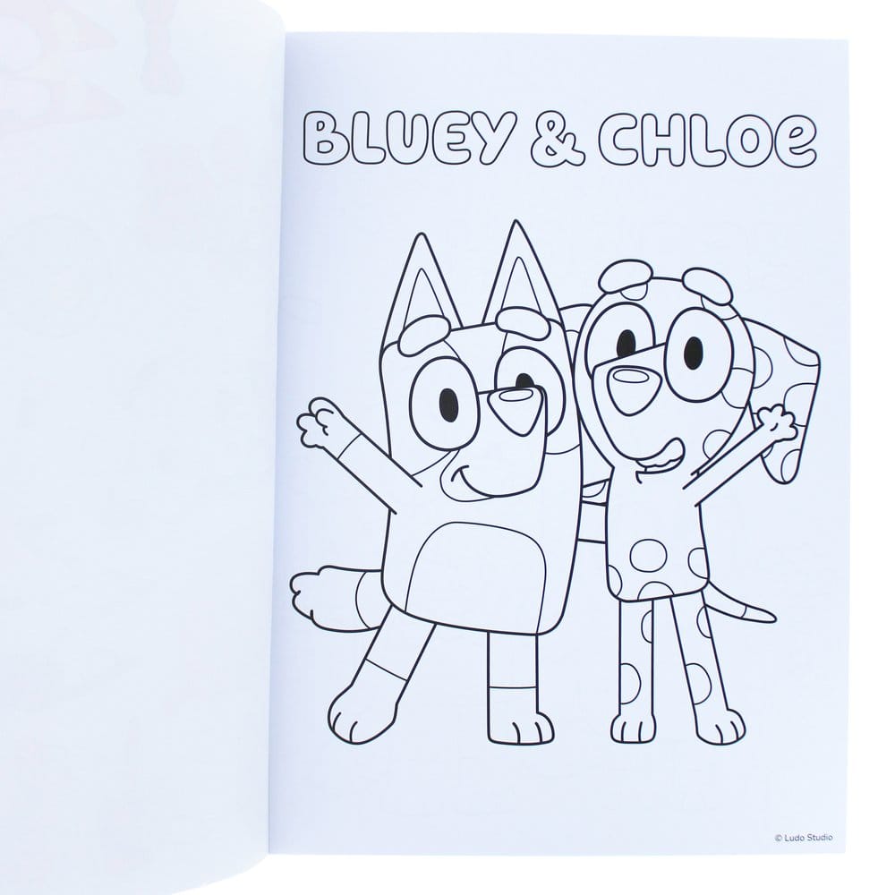 Thumbs Up Bluey Malbuch A4 & Sticker Set