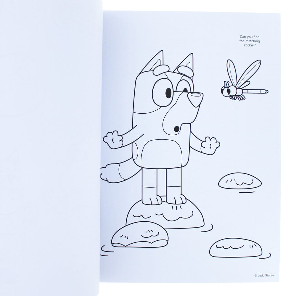 Thumbs Up Bluey Malbuch A4 & Sticker Set