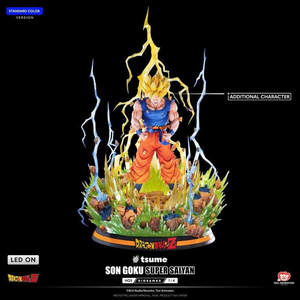 Tsume Dragon Ball Z Son Goku Super Saiyan HQS Dioramax 1/4 Figur