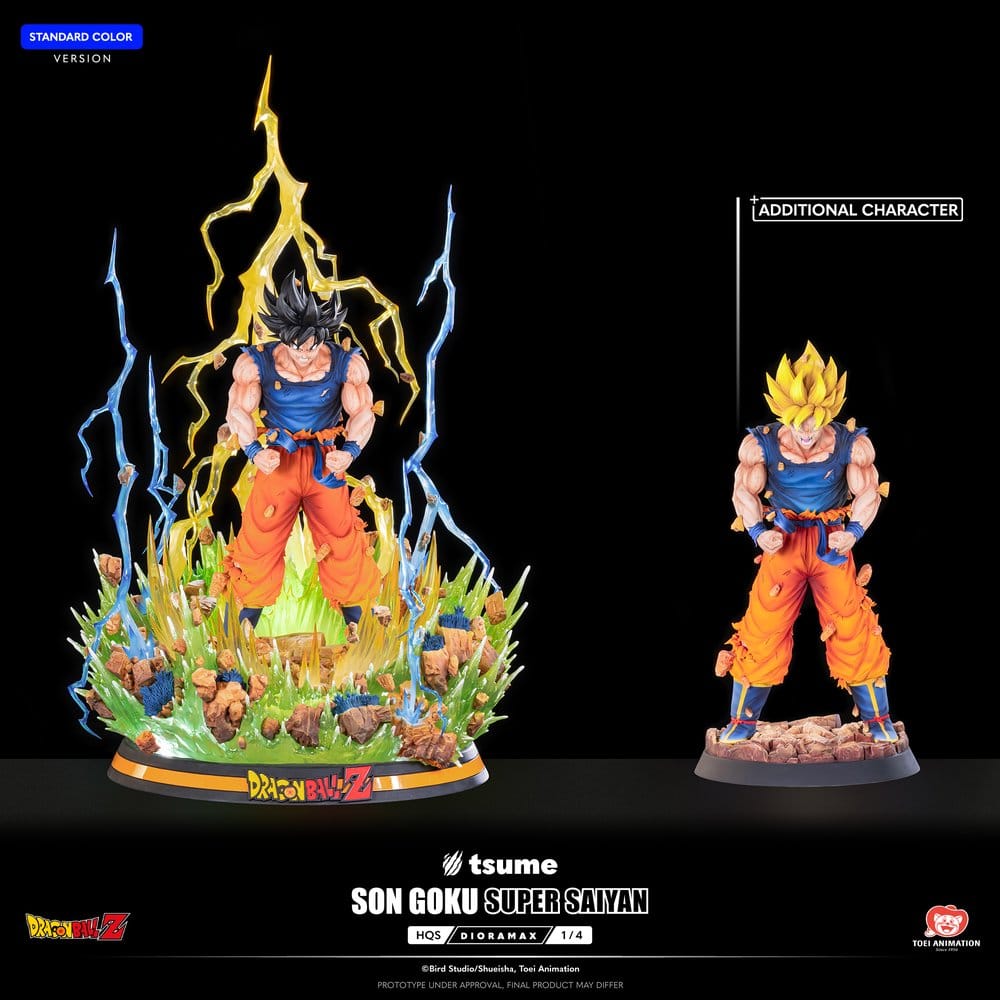 Tsume Dragon Ball Z Son Goku Super Saiyan HQS Dioramax 1/4 Figur