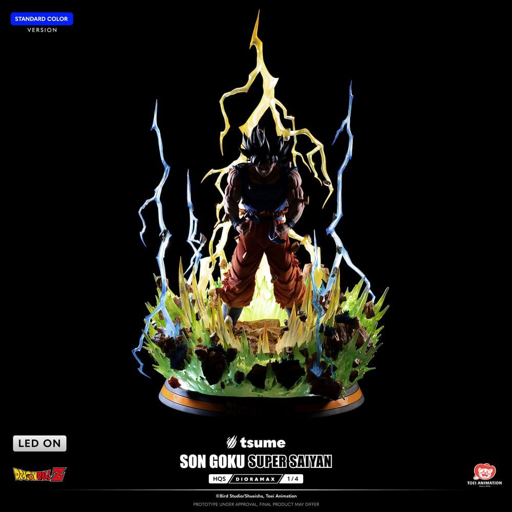 Tsume Dragon Ball Z Son Goku Super Saiyan HQS Dioramax 1/4 Figur