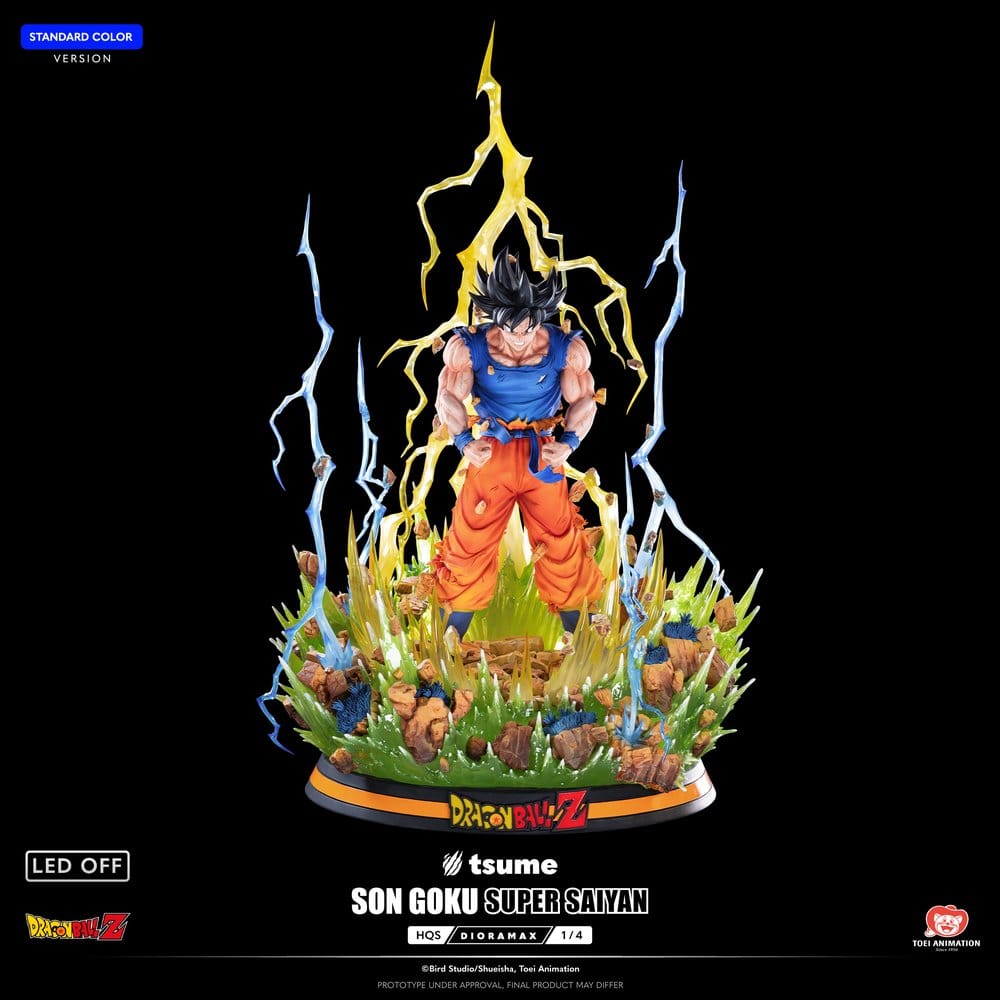 Tsume Dragon Ball Z Son Goku Super Saiyan HQS Dioramax 1/4 Figur