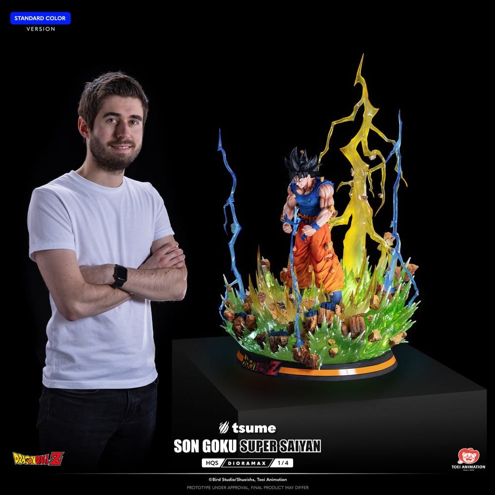 Tsume Dragon Ball Z Son Goku Super Saiyan HQS Dioramax 1/4 Figur