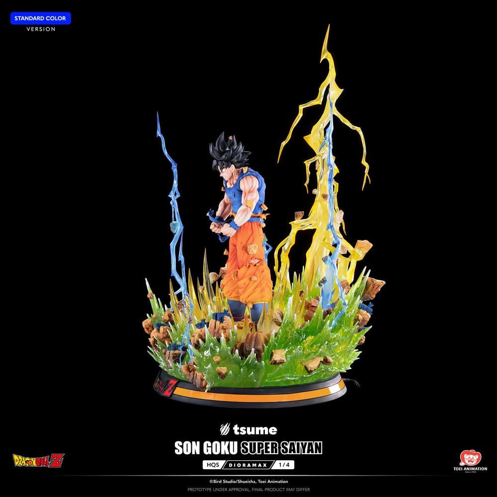 Tsume Dragon Ball Z Son Goku Super Saiyan HQS Dioramax 1/4 Figur
