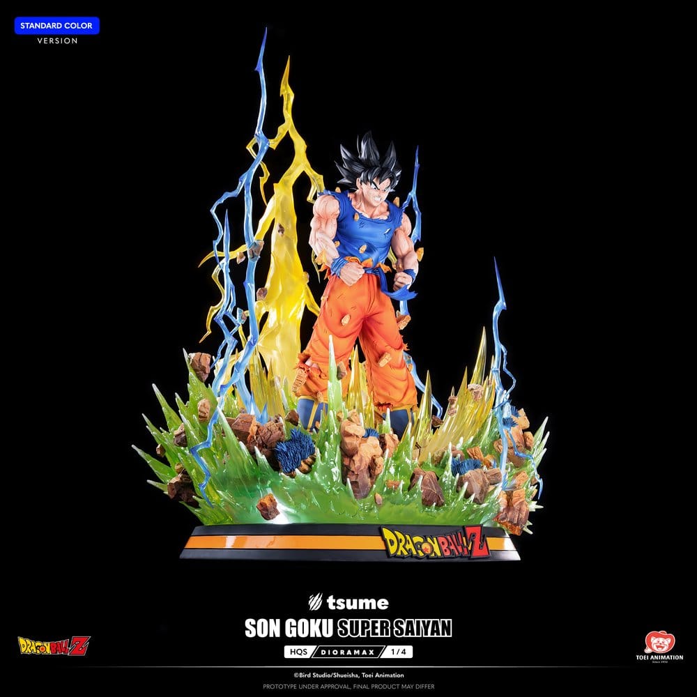 Tsume Dragon Ball Z Son Goku Super Saiyan HQS Dioramax 1/4 Figur