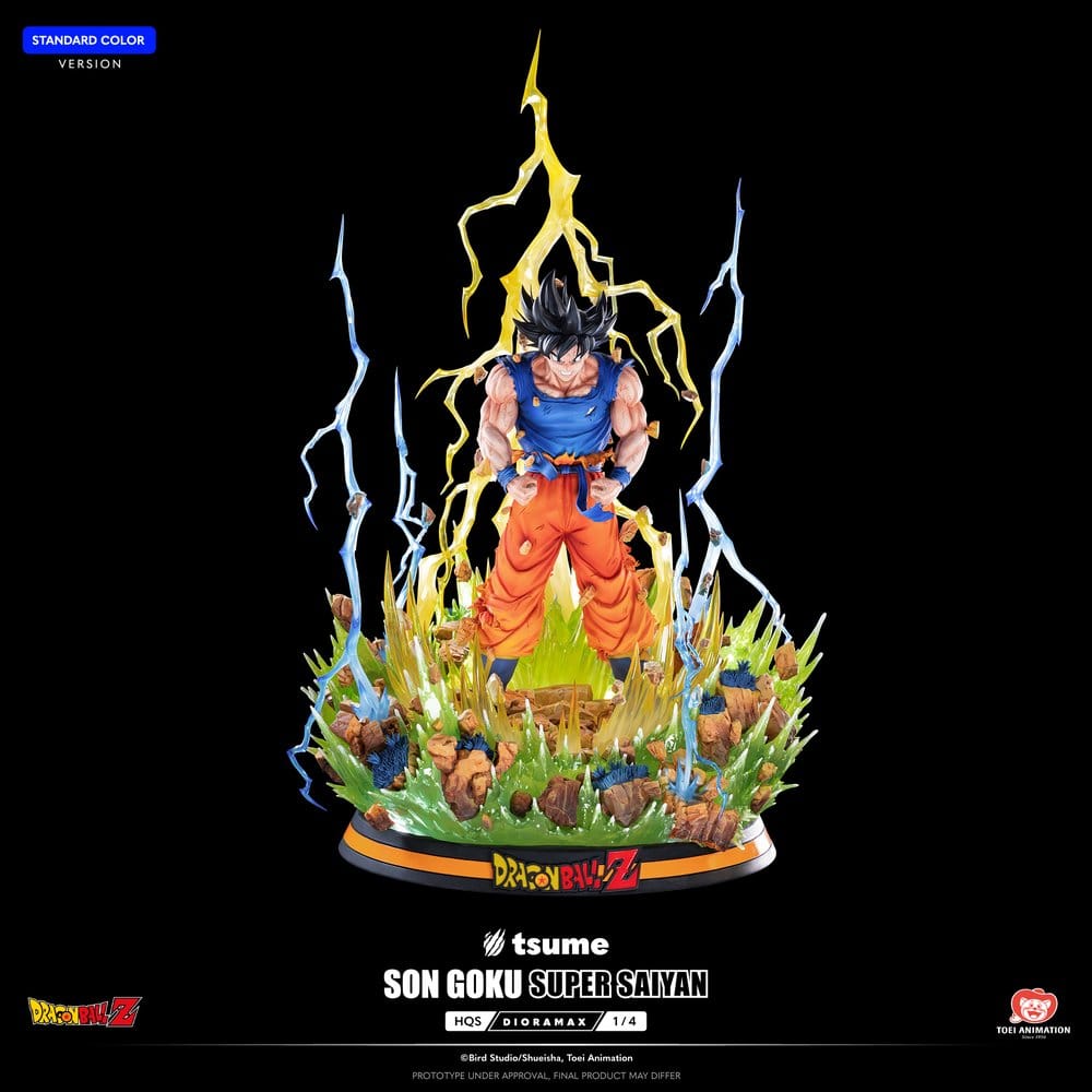 Tsume Dragon Ball Z Son Goku Super Saiyan HQS Dioramax 1/4 Figur