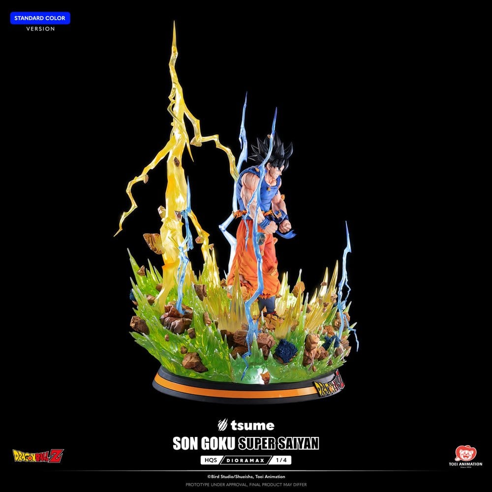 Tsume Dragon Ball Z Son Goku Super Saiyan HQS Dioramax 1/4 Figur
