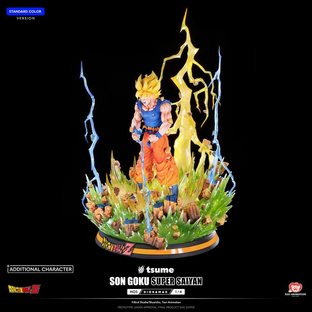 Tsume Dragon Ball Z Son Goku Super Saiyan HQS Dioramax 1/4 Figur