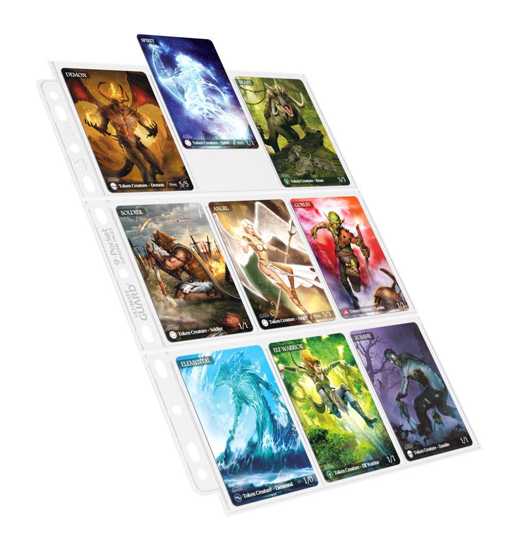 Ultimate Guard Ultimate Guard 9-Pocket Pages Top-Loading (100) - Transparent
