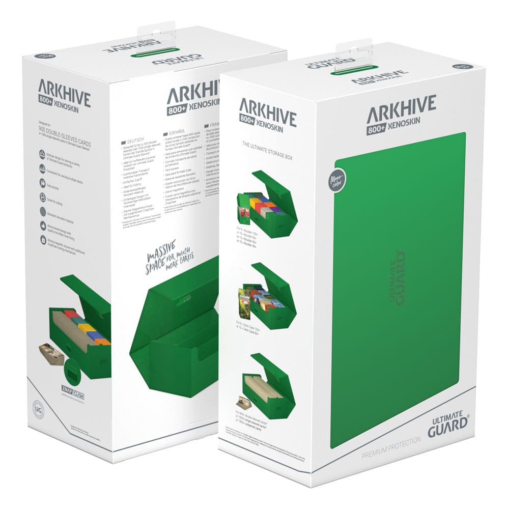 Ultimate Guard Ultimate Guard Arkhive 800+ XenoSkin Monocolor Grün
