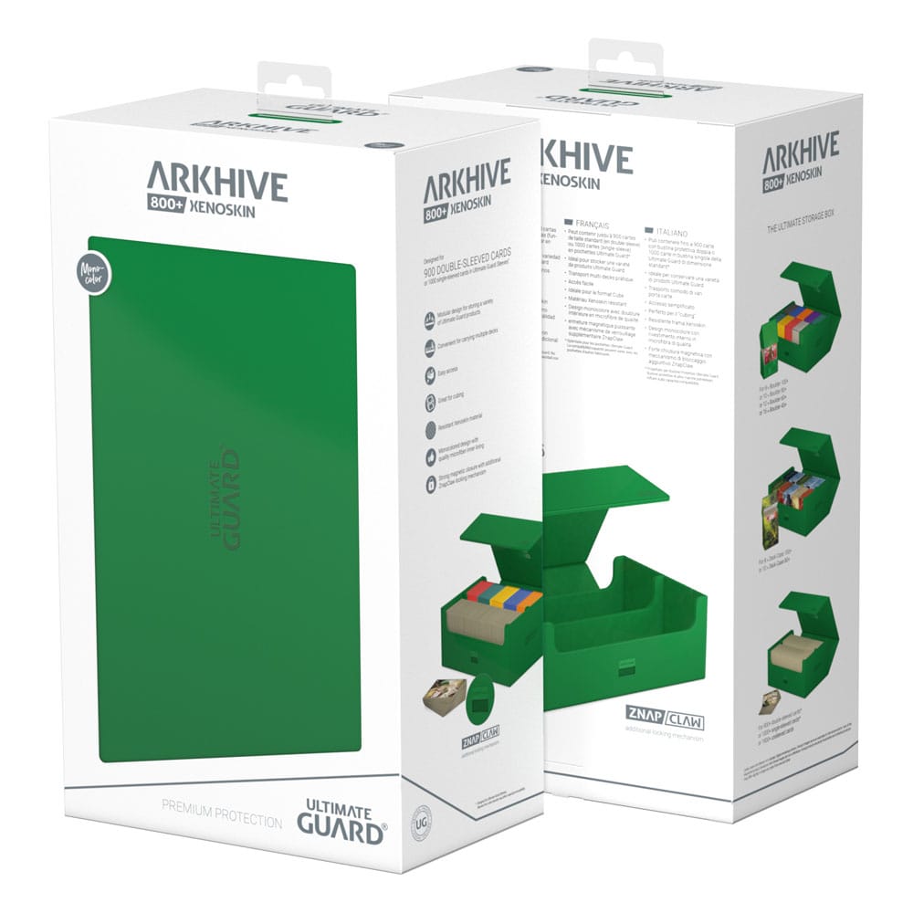 Ultimate Guard Ultimate Guard Arkhive 800+ XenoSkin Monocolor Grün