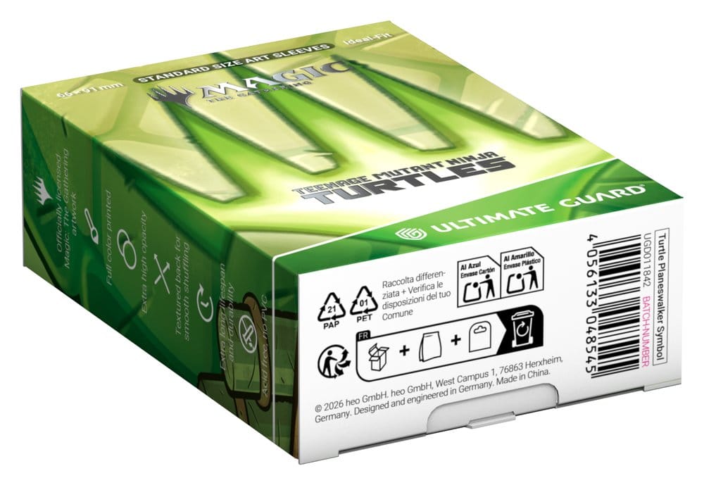 Ultimate Guard Ultimate Guard Art Sleeves Magic The Gathering | Teenage Mutant Ninja Turtles - Turtle Planeswalker