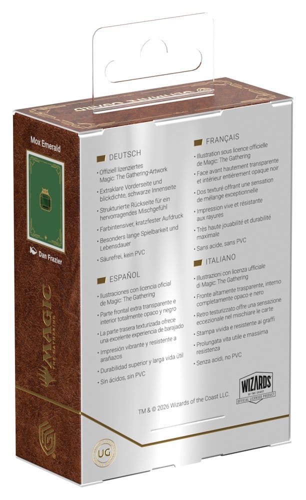 Ultimate Guard Ultimate Guard Art Sleeves Magic The Gathering "Mox Collection" - Emerald