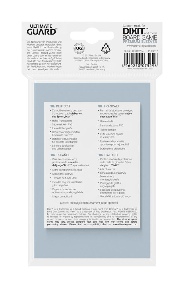 Ultimate Guard Ultimate Guard Board Game Sleeves (90) - Dixit™ and more
