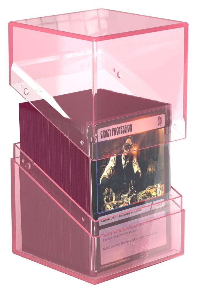 Ultimate Guard Ultimate Guard Boulder 100+ Clear - Rose Quartz