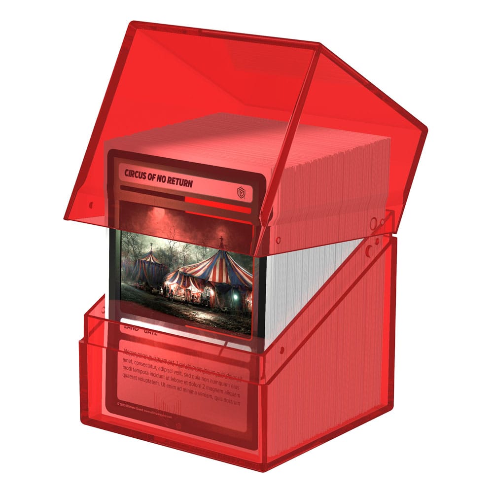 Ultimate Guard Ultimate Guard Boulder 100+ Clear - Ruby