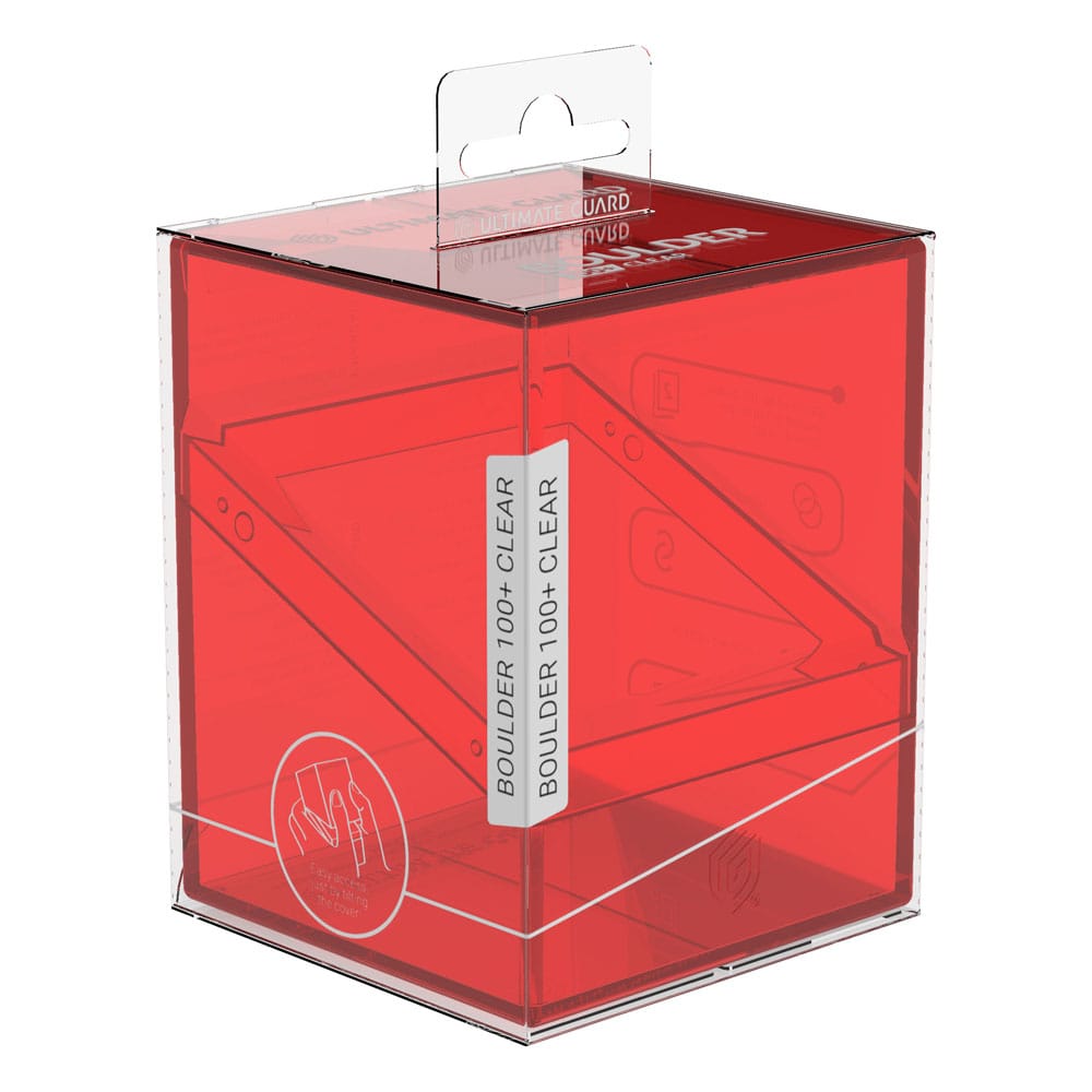 Ultimate Guard Ultimate Guard Boulder 100+ Clear - Ruby