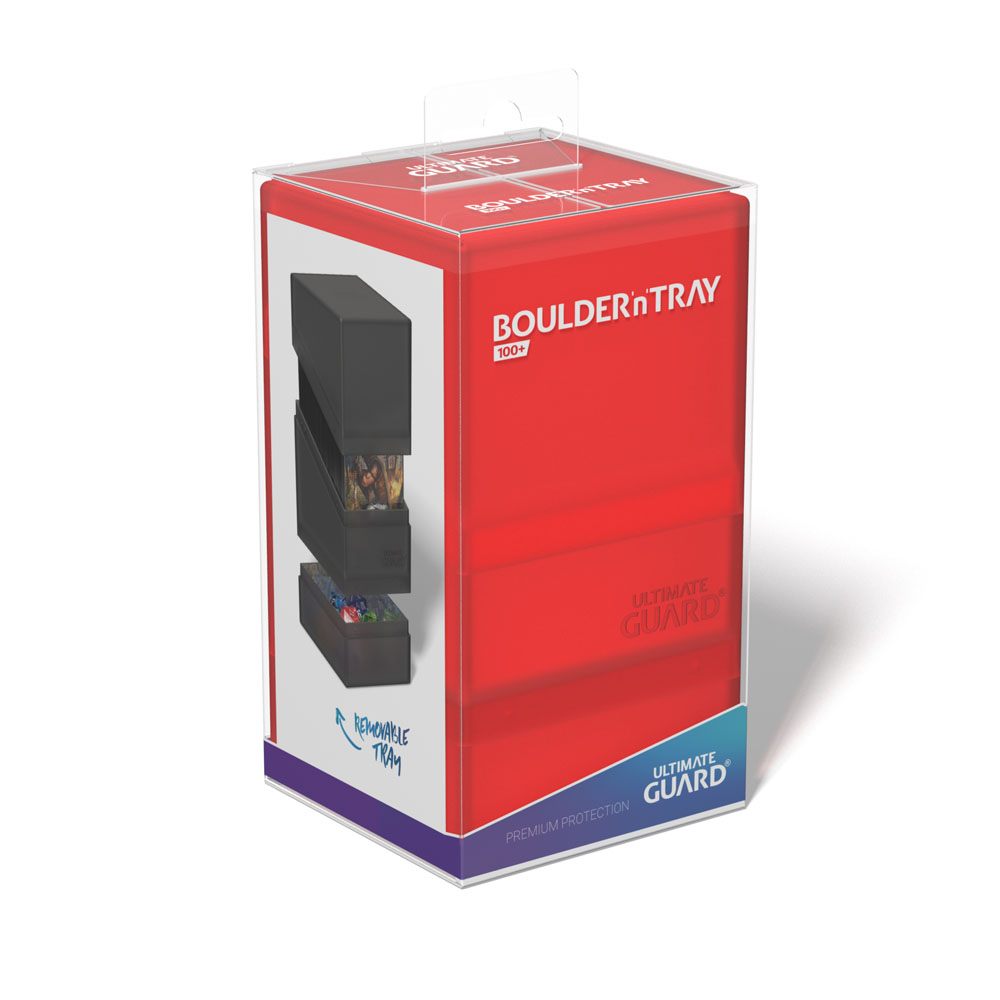 Ultimate Guard Ultimate Guard Boulder'n'Tray 100+ - Ruby