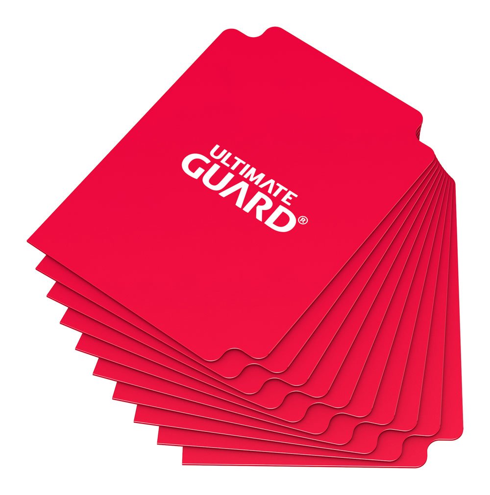 Ultimate Guard Ultimate Guard Card Dividers Standard Size (10) - Red