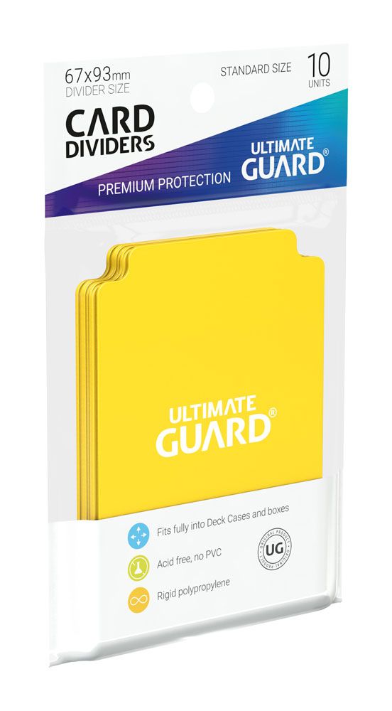 Ultimate Guard Ultimate Guard Card Dividers Standard Size (10) - Yellow