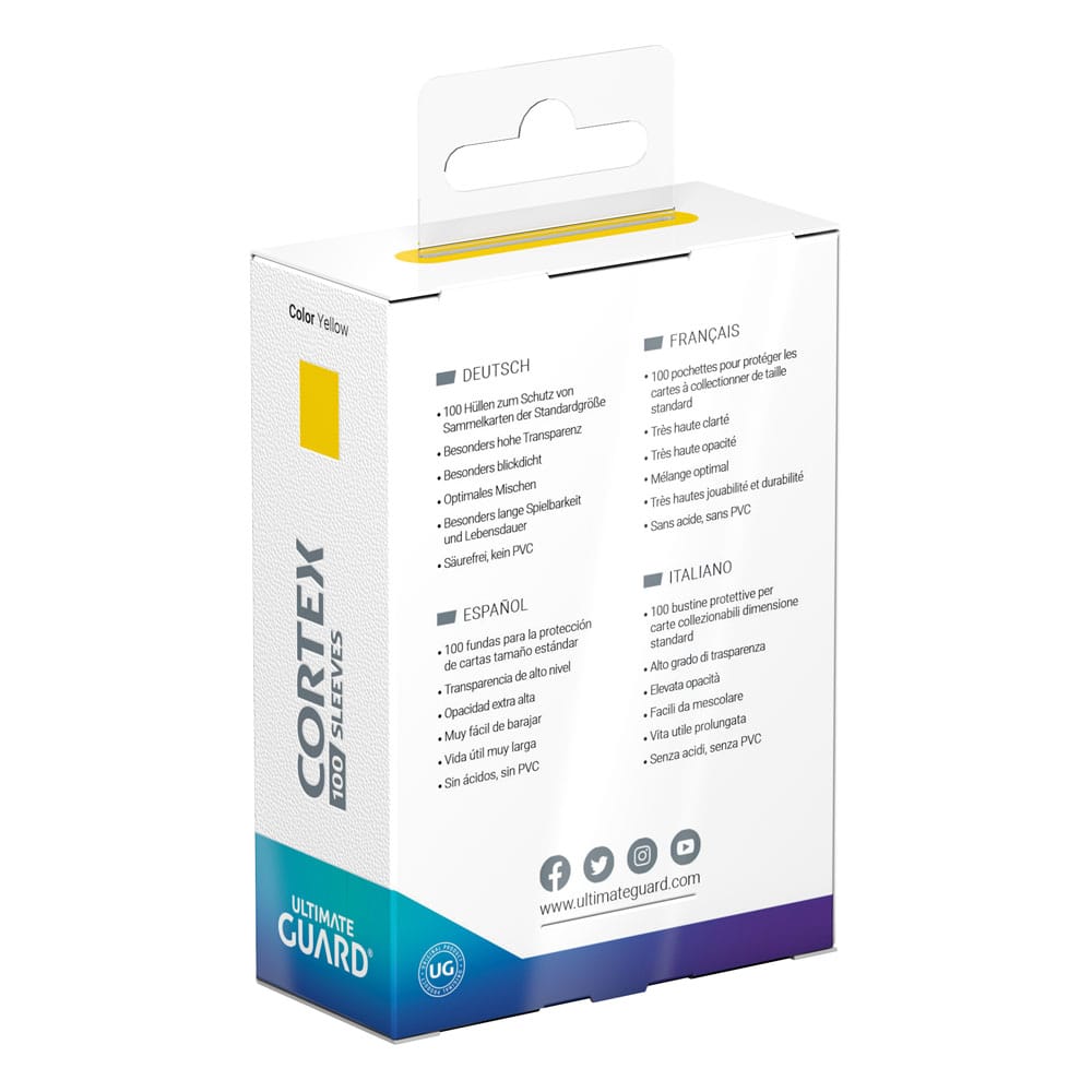 Ultimate Guard Ultimate Guard Cortex Sleeves Standard Size (100) - Yellow
