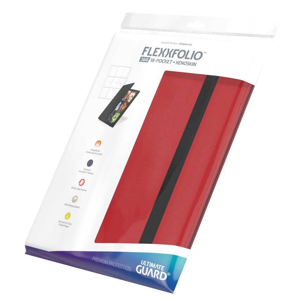 Ultimate Guard Ultimate Guard Flexxfolio 360 18-Pocket Xenoskin - Red