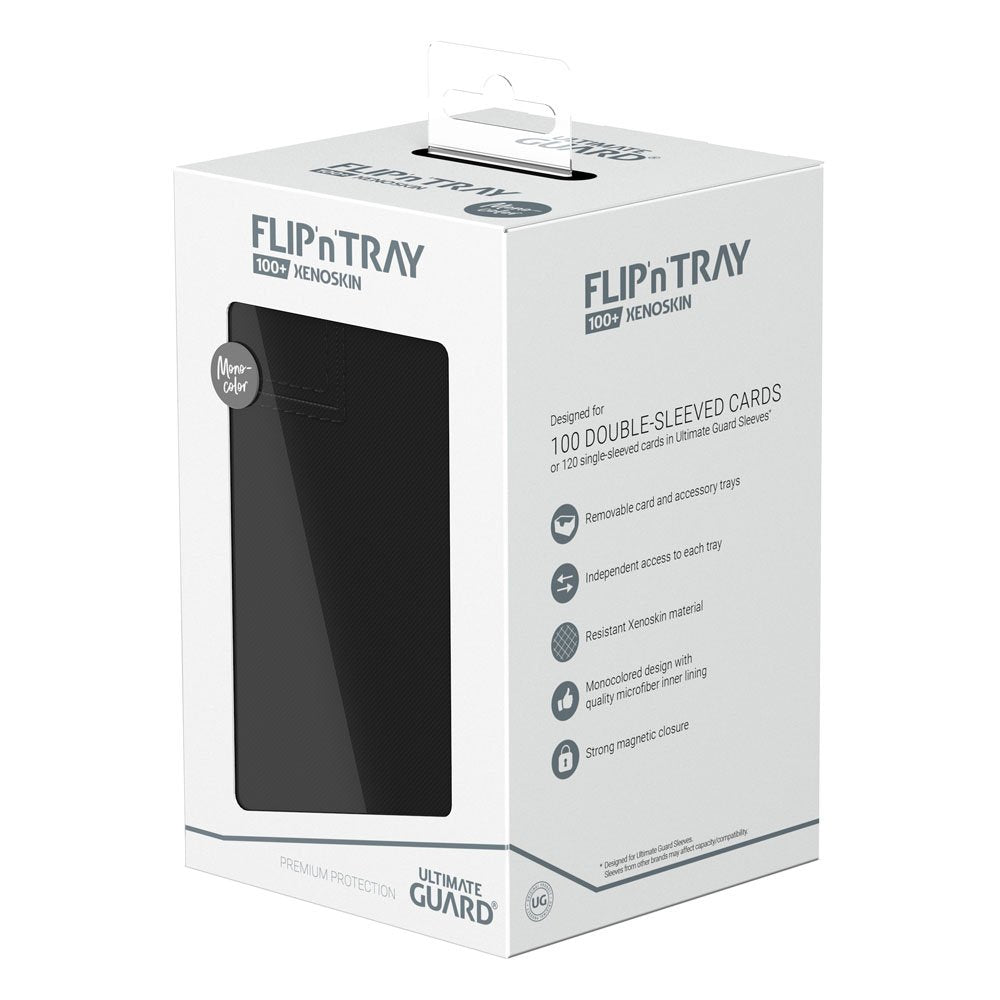 Ultimate Guard Ultimate Guard Flip'n'Tray 100+ Xenoskin - Black