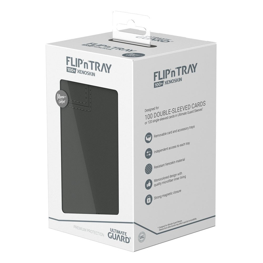 Ultimate Guard Ultimate Guard Flip'n'Tray 100+ Xenoskin - Grey