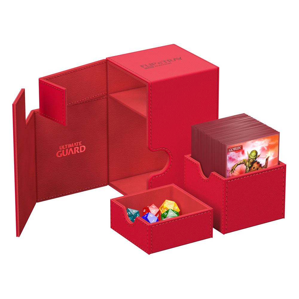 Ultimate Guard Ultimate Guard Flip'n'Tray 100+ Xenoskin - Red