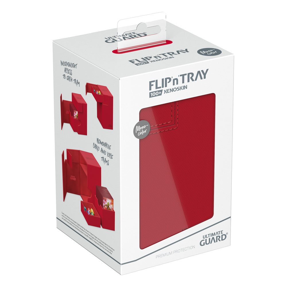 Ultimate Guard Ultimate Guard Flip'n'Tray 100+ Xenoskin - Red