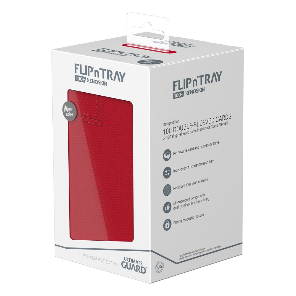 Ultimate Guard Ultimate Guard Flip'n'Tray 100+ Xenoskin - Red