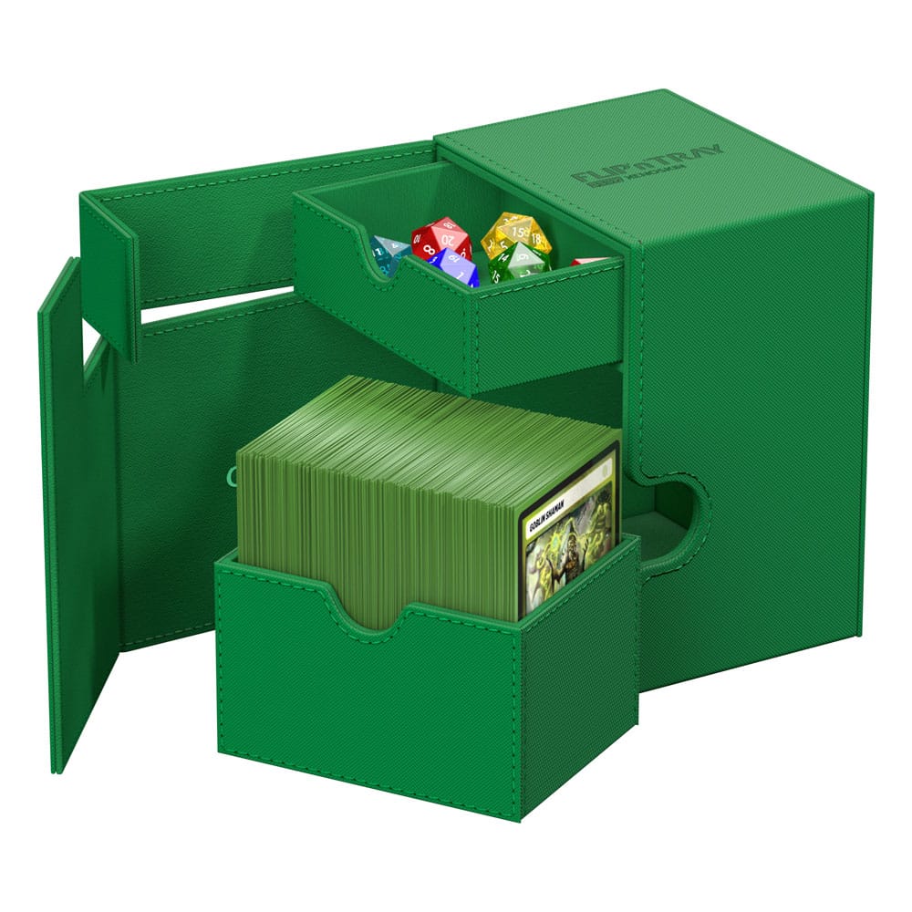 Ultimate Guard Ultimate Guard Flip'n'Tray 133+ Xenoskin - Green