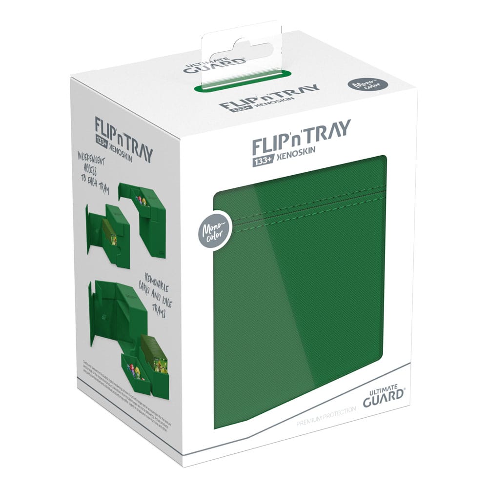 Ultimate Guard Ultimate Guard Flip'n'Tray 133+ Xenoskin - Green