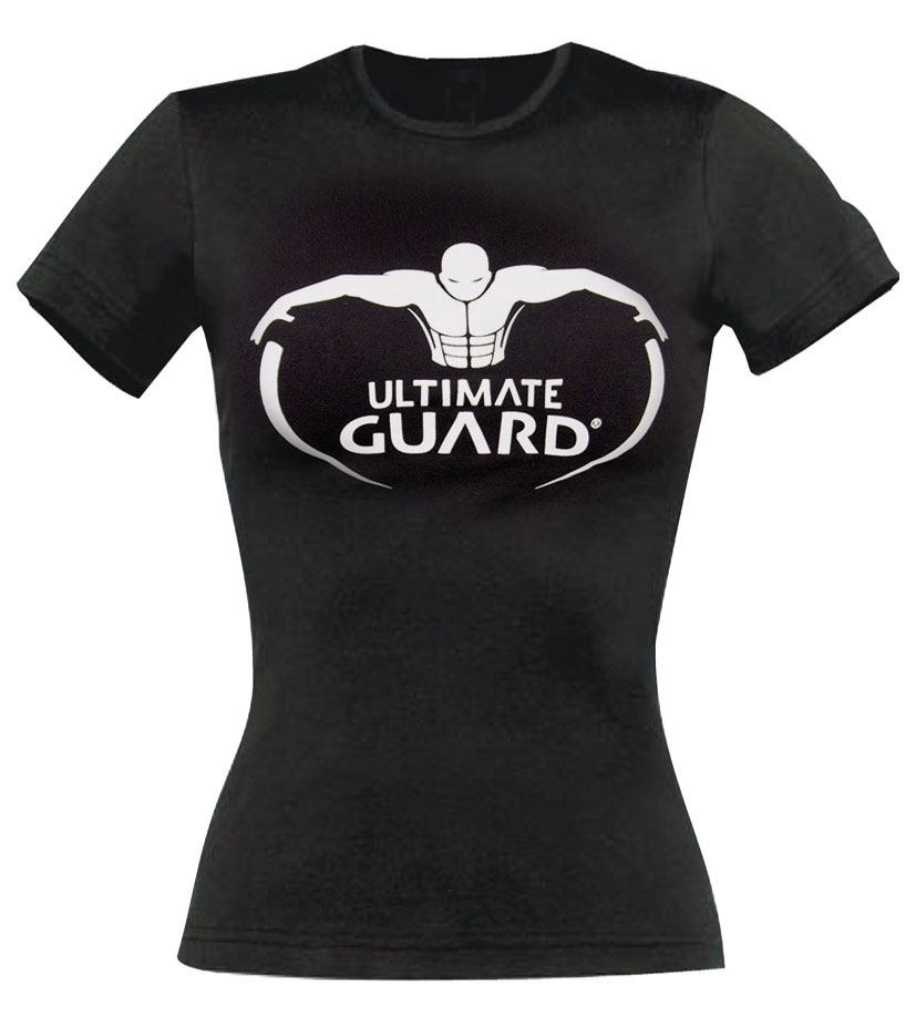 Ultimate Guard Ultimate Guard Girlie T-Shirt Logo Schwarz Größe XS