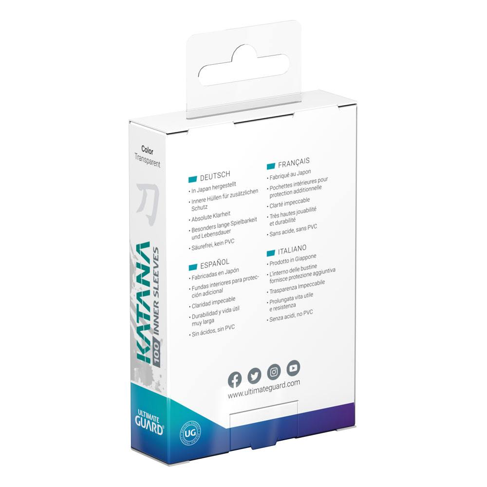 Ultimate Guard Ultimate Guard Katana Inner Sleeves Standard Size (100)