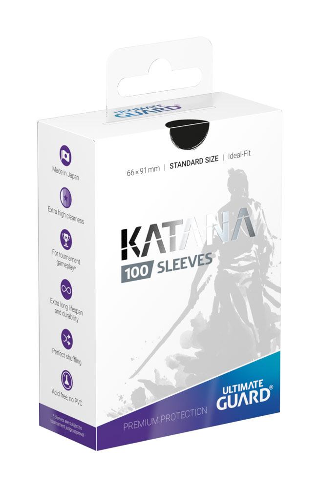 Ultimate Guard Ultimate Guard Katana Sleeves Standard Size (100) - Black