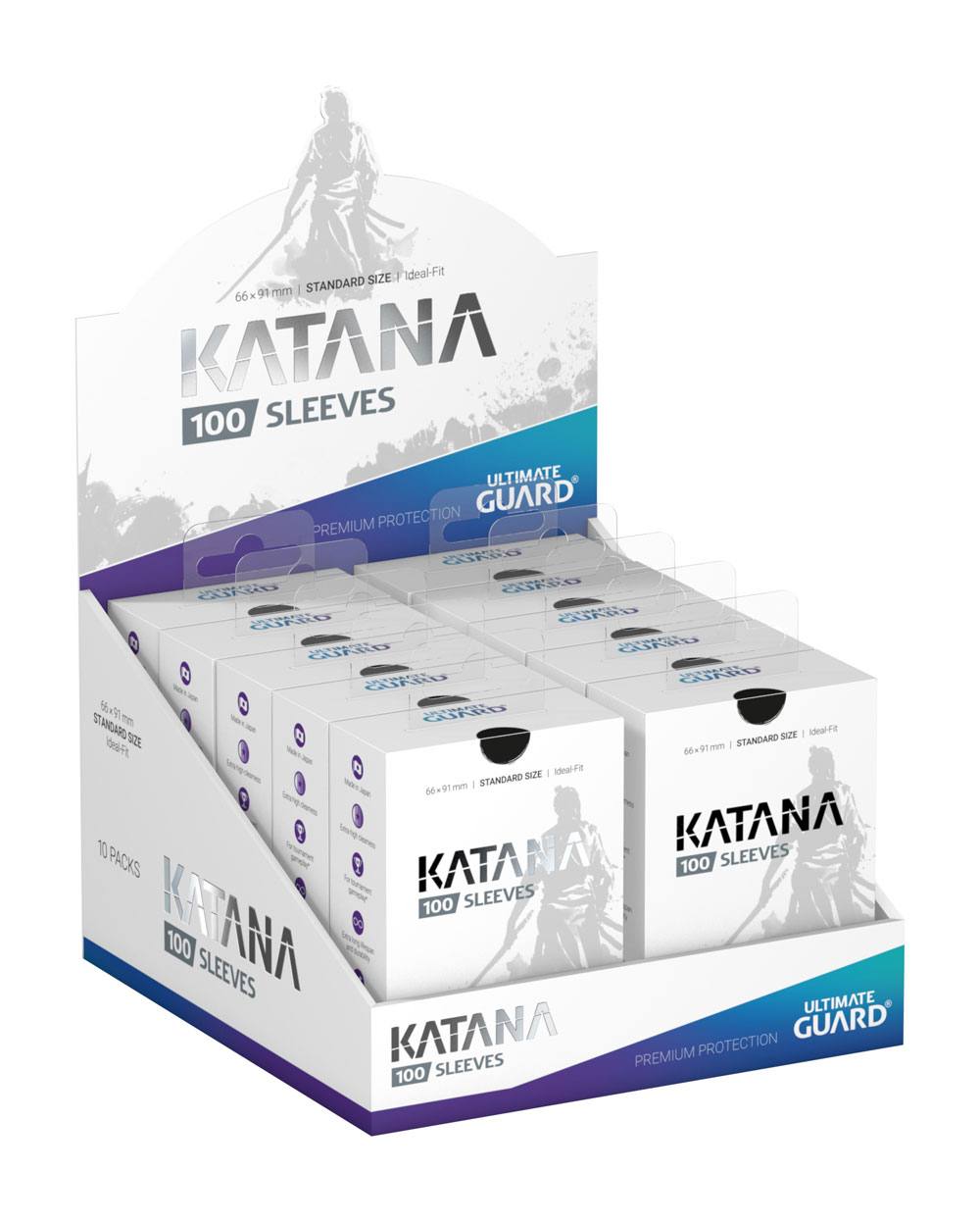 Ultimate Guard Ultimate Guard Katana Sleeves Standard Size (100) - Black