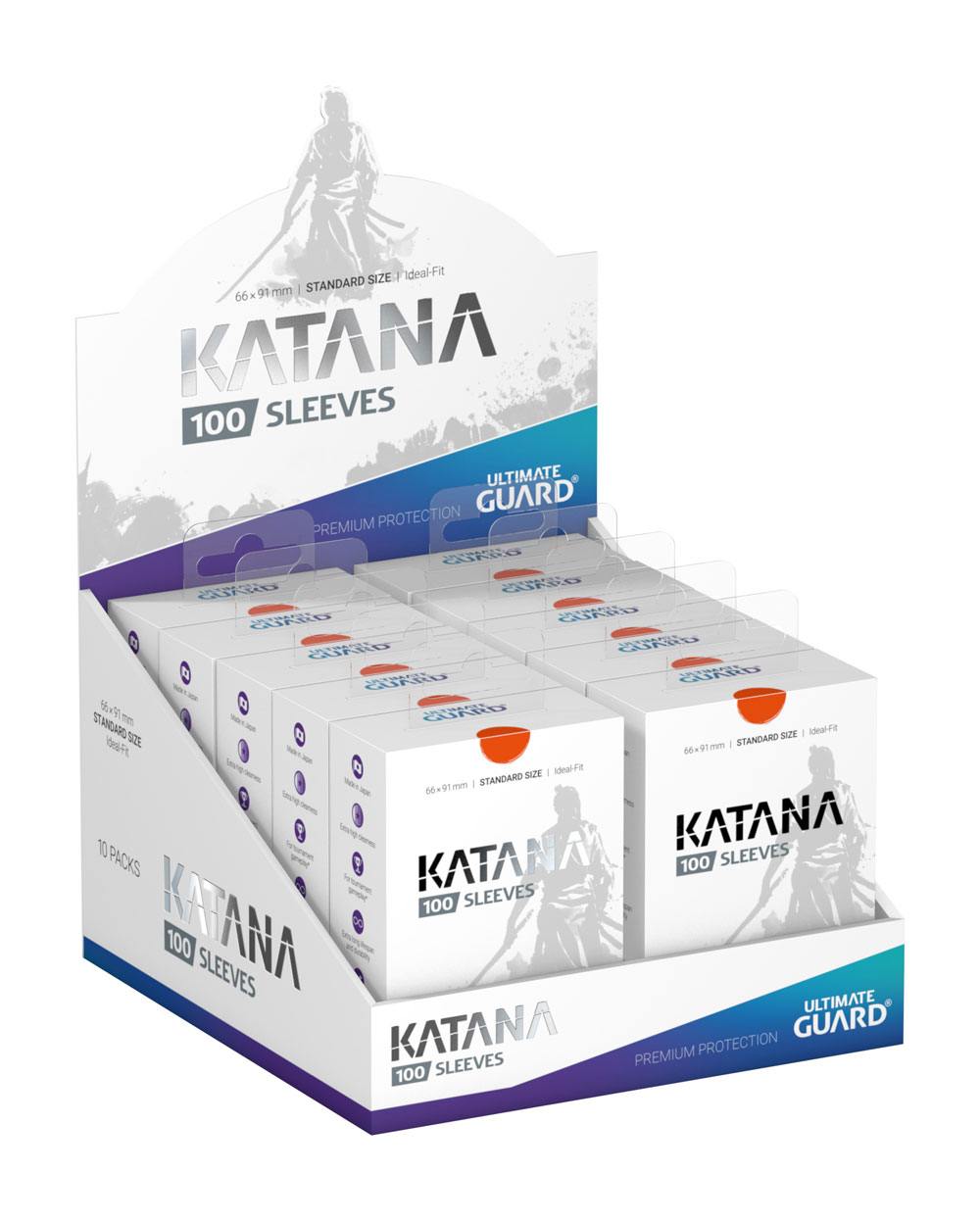 Ultimate Guard Ultimate Guard Katana Sleeves Standard Size (100) - Orange