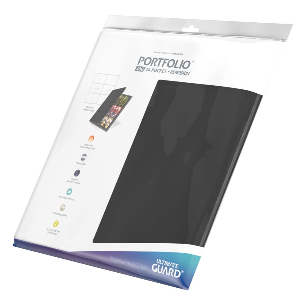 Ultimate Guard Ultimate Guard Portfolio 480 24-Pocket Xenoskin - Black