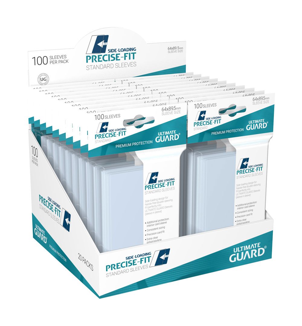 Ultimate Guard Ultimate Guard Precise-Fit Sleeves Standard Size (100) - Side-Loading