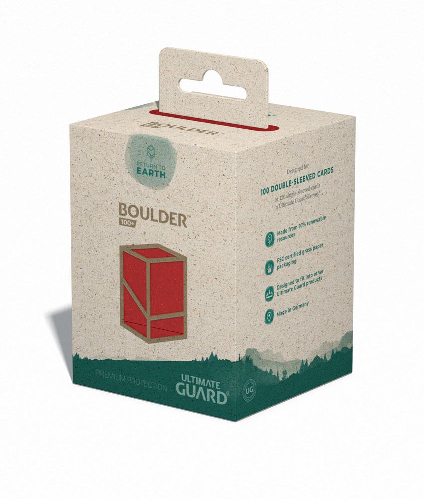 Ultimate Guard Ultimate Guard Return to Earth Boulder 100+ - Red