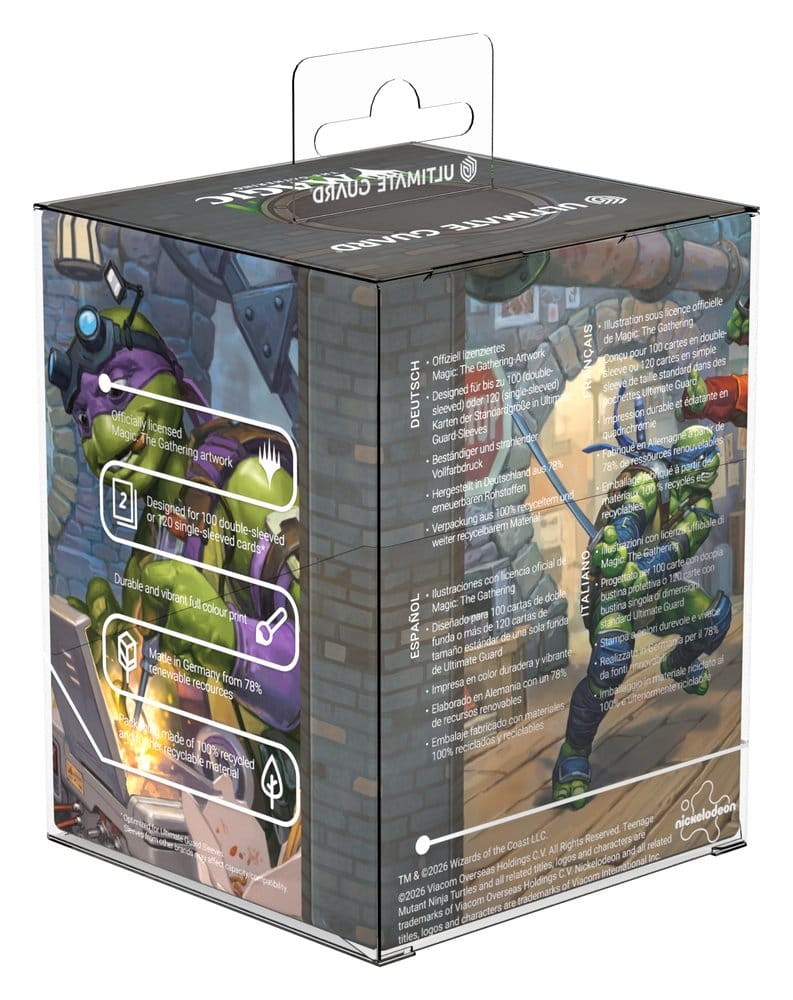 Ultimate Guard Ultimate Guard RTE Boulder 100+ Magic The Gathering | Teenage Mutant Ninja Turtles - Turtle Lair