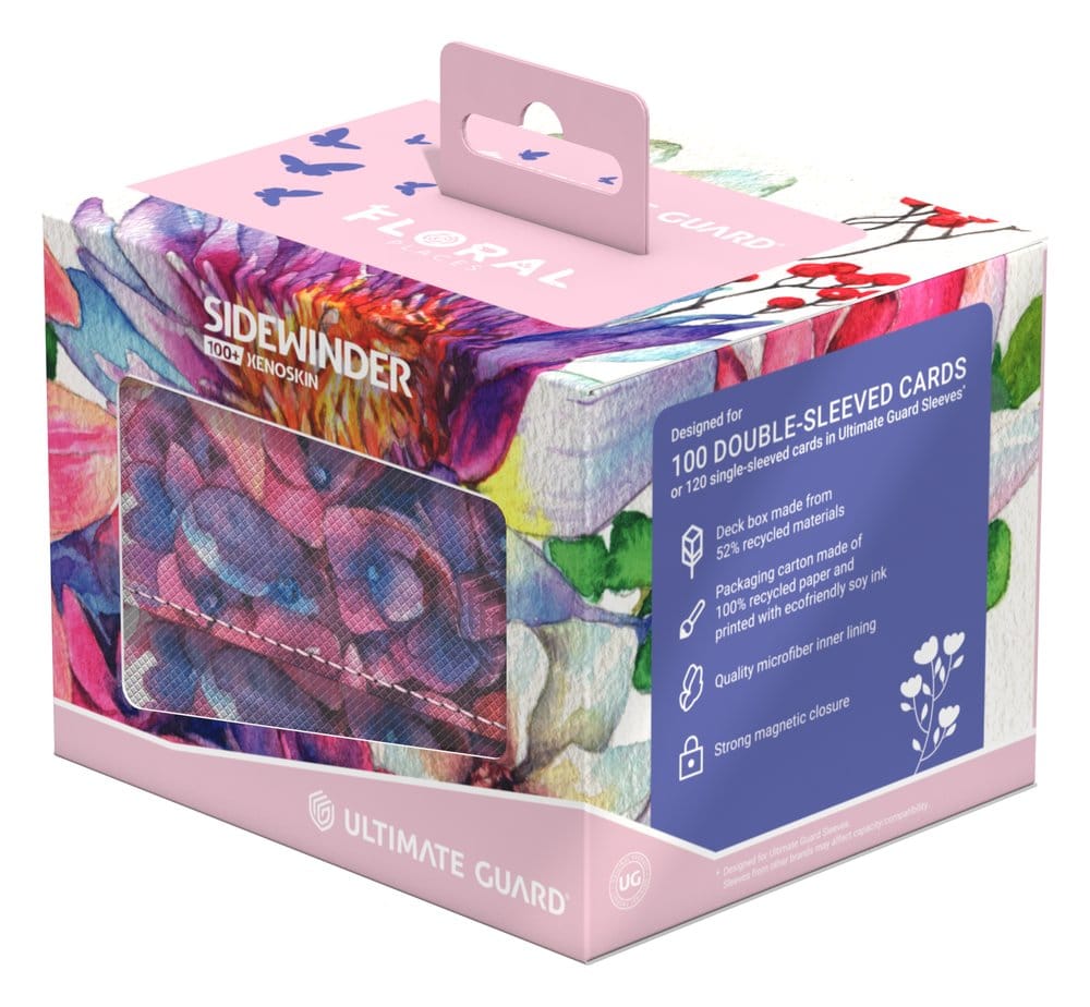 Ultimate Guard Ultimate Guard Sidewinder 100+ Xenoskin "Floral Places" - Lotus Bloom