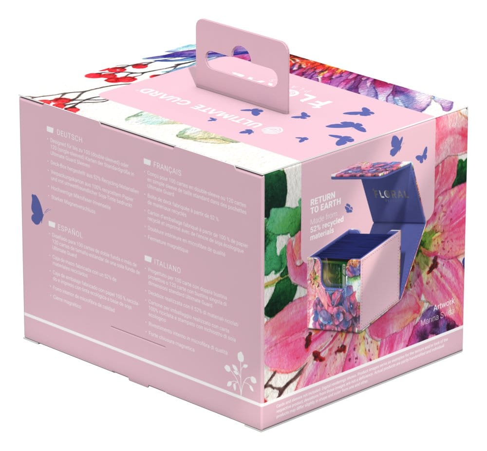 Ultimate Guard Ultimate Guard Sidewinder 100+ Xenoskin "Floral Places" - Lotus Bloom