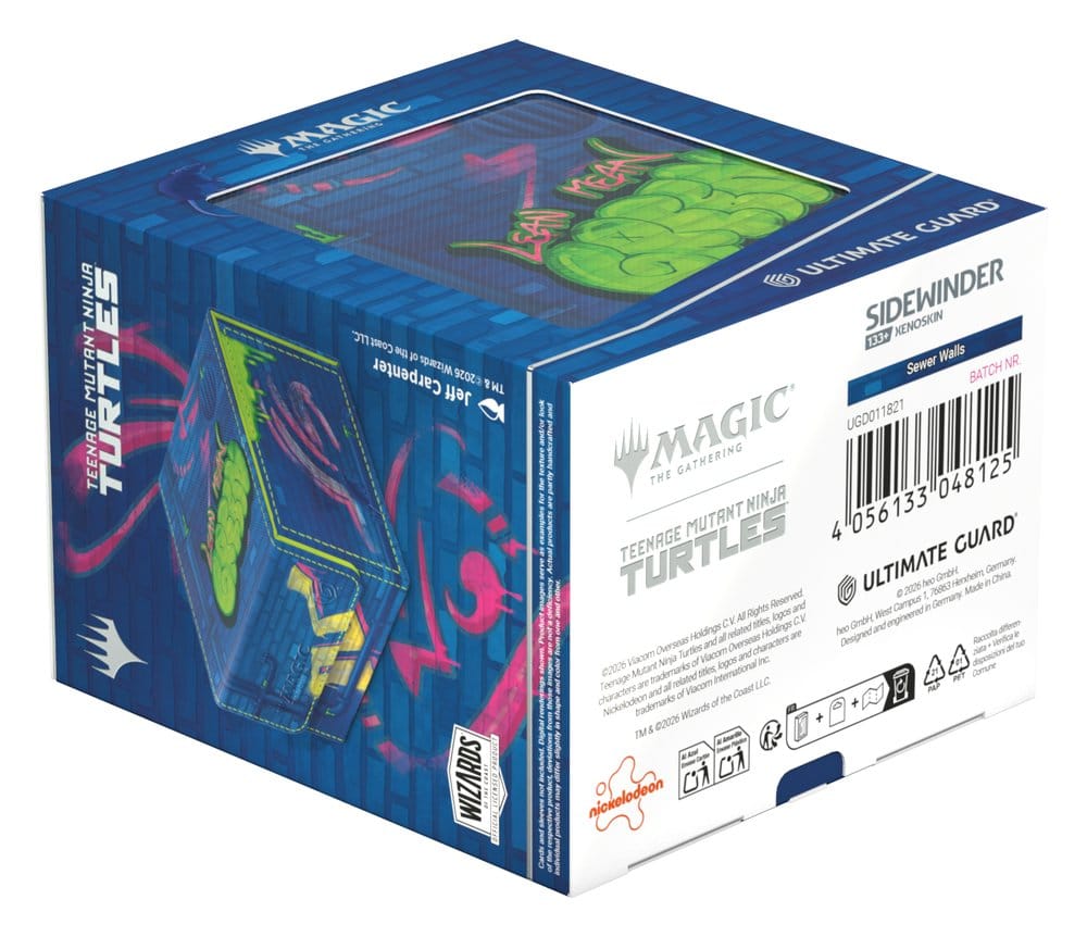 Ultimate Guard Ultimate Guard Sidewinder 133+ Xenoskin Magic The Gathering | Teenage Mutant Ninja Turtles - Sewer Walls