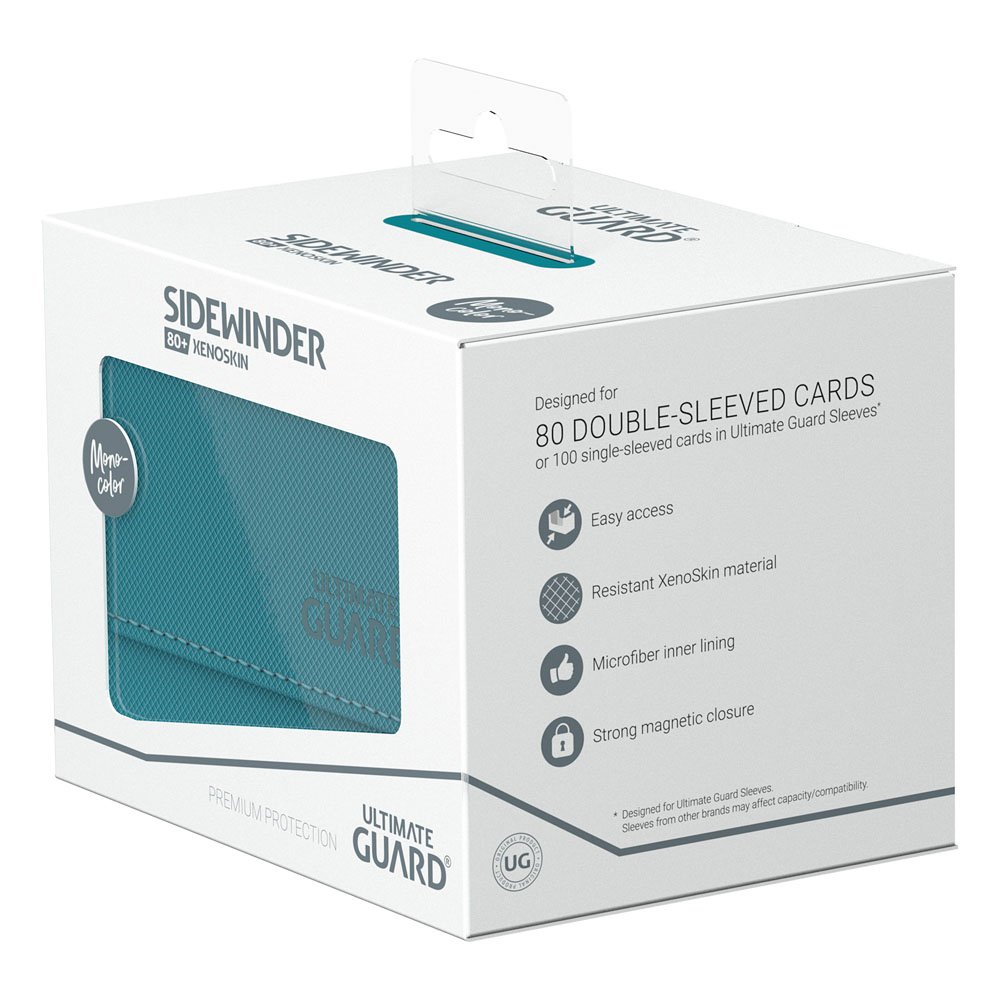Ultimate Guard Ultimate Guard Sidewinder 80+ Xenoskin - Petrol