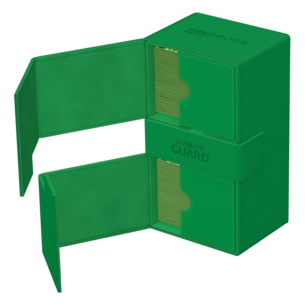 Ultimate Guard Ultimate Guard Twin Flip'n'Tray 200+ Xenoskin - Green