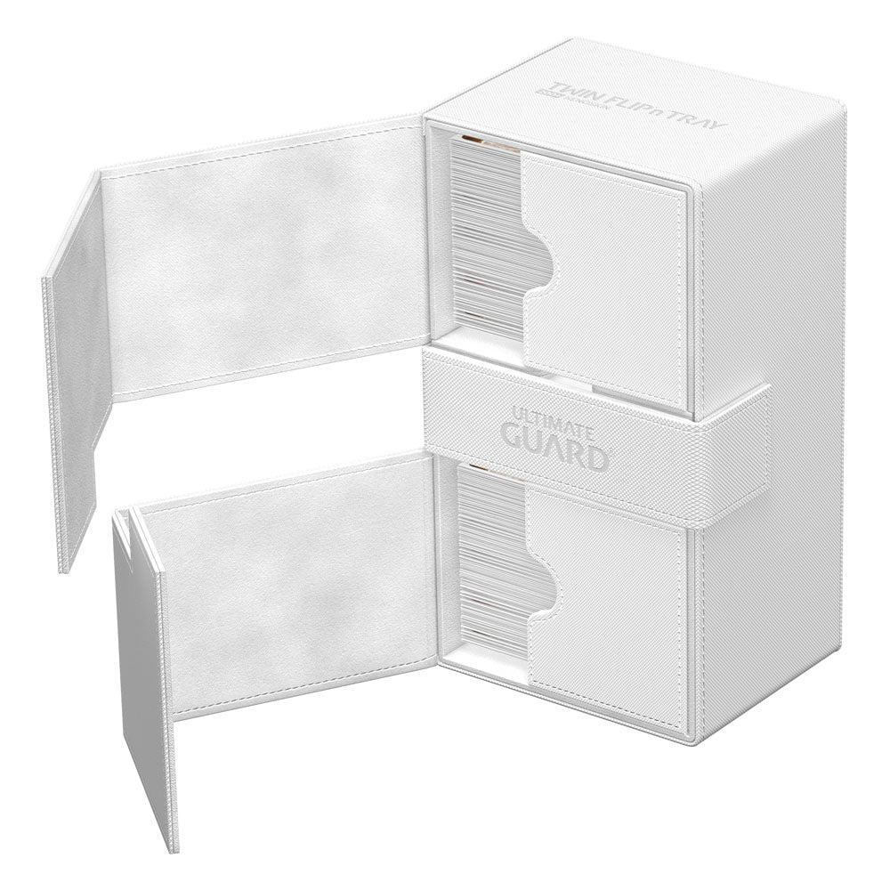 Ultimate Guard Ultimate Guard Twin Flip'n'Tray 200+ Xenoskin - White