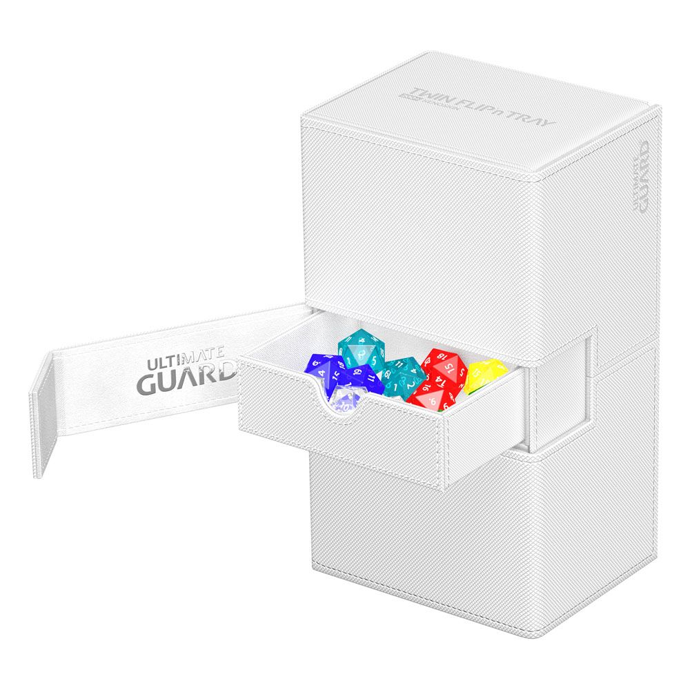 Ultimate Guard Ultimate Guard Twin Flip'n'Tray 200+ Xenoskin - White